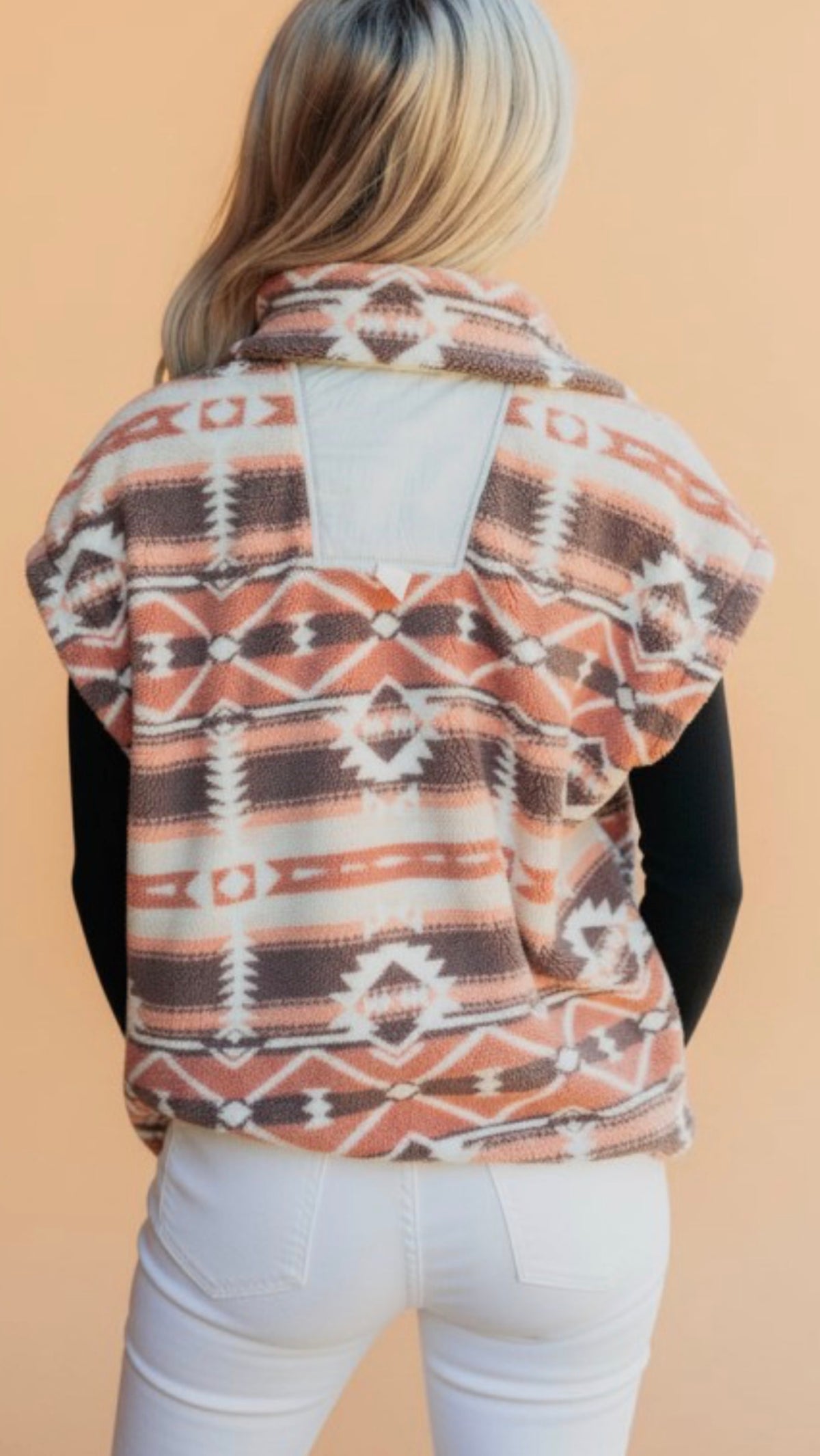 Aztec Fleece Vest