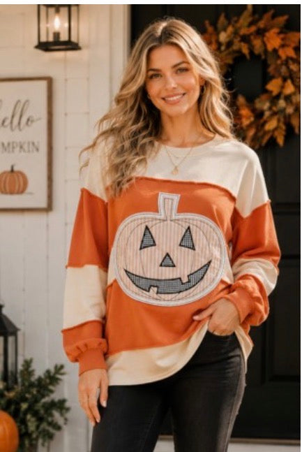 Rugby Pumpkin Sweatshirt