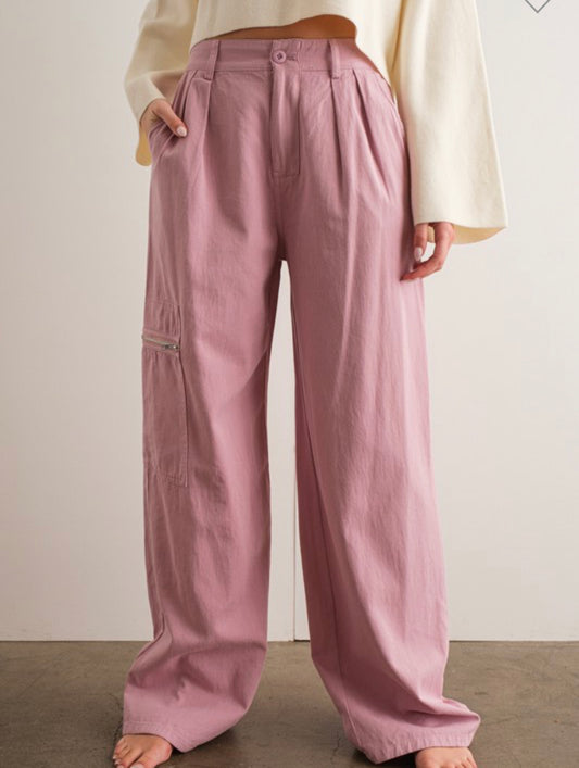 Lavender Wide Leg Pant