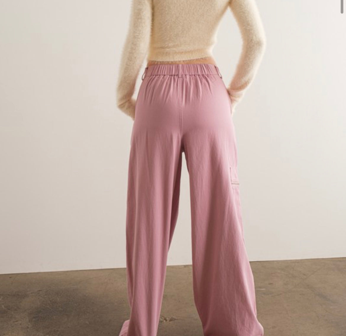 Lavender Wide Leg Pant