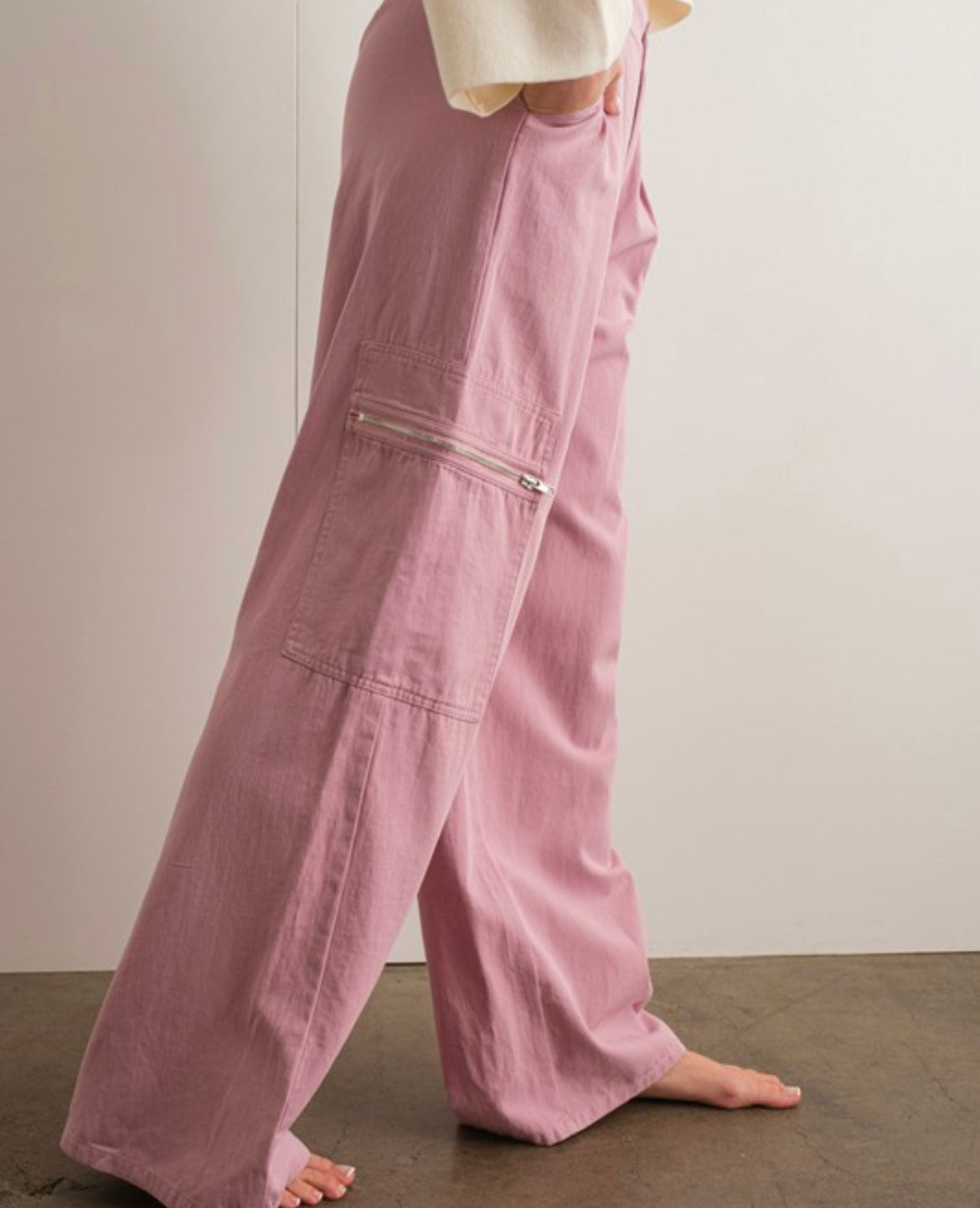 Lavender Wide Leg Pant