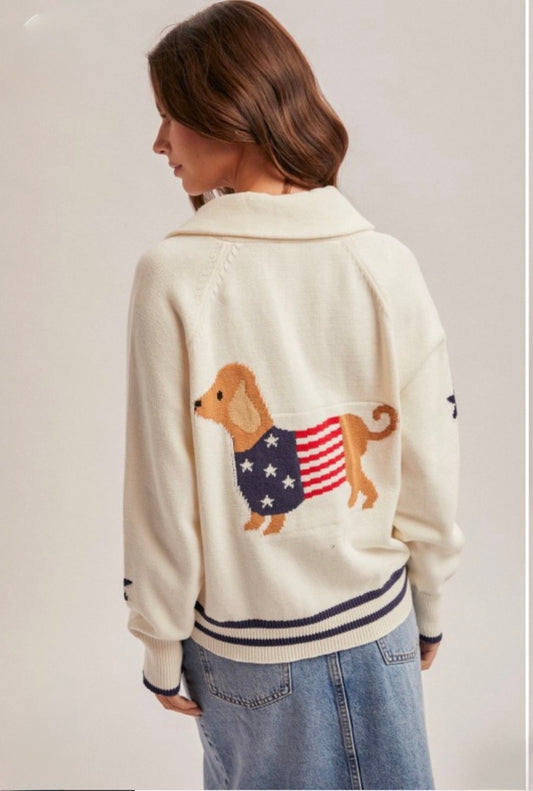 Flag Cardigan