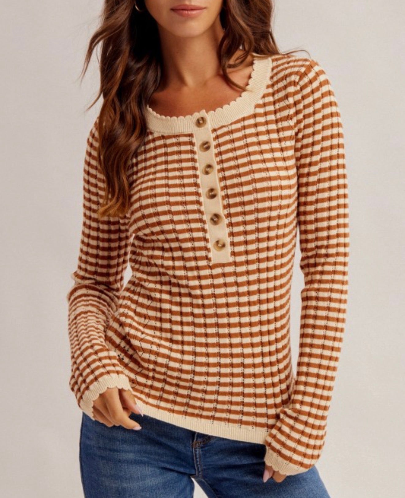 Striped Henley