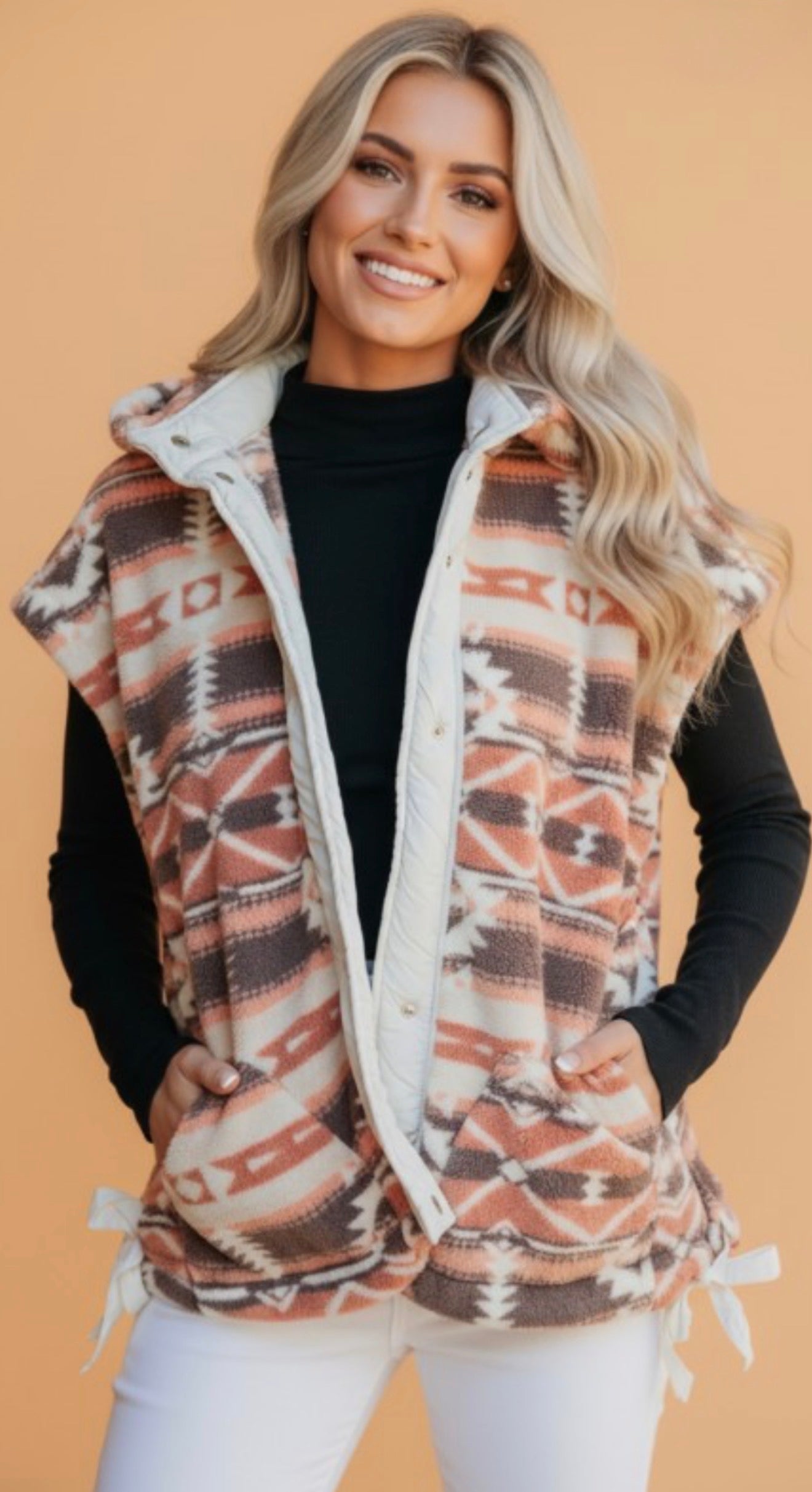 Aztec Fleece Vest